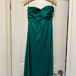 Banana Republic Teal Strapless Dress